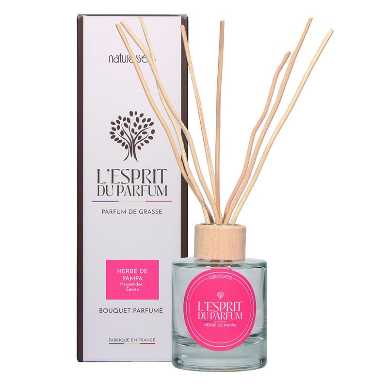 BOUQUET DIFFUSEUR PARFUME HERBE DE PAMPA