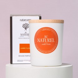 BOUGIE VEGETALE AMBRE FLEURI
